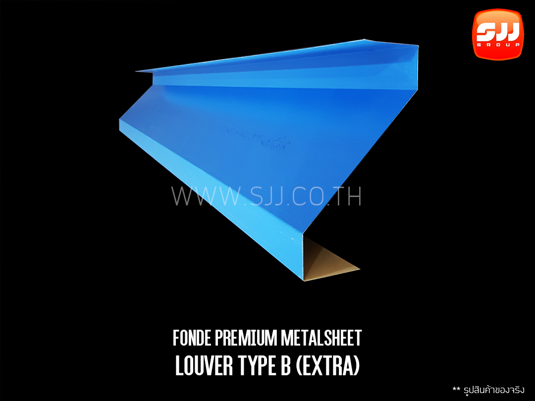 แผ่นบานเกล็ดระบายอากาศ เมทัลชีท SJJ Louver Type 300 EXTRA