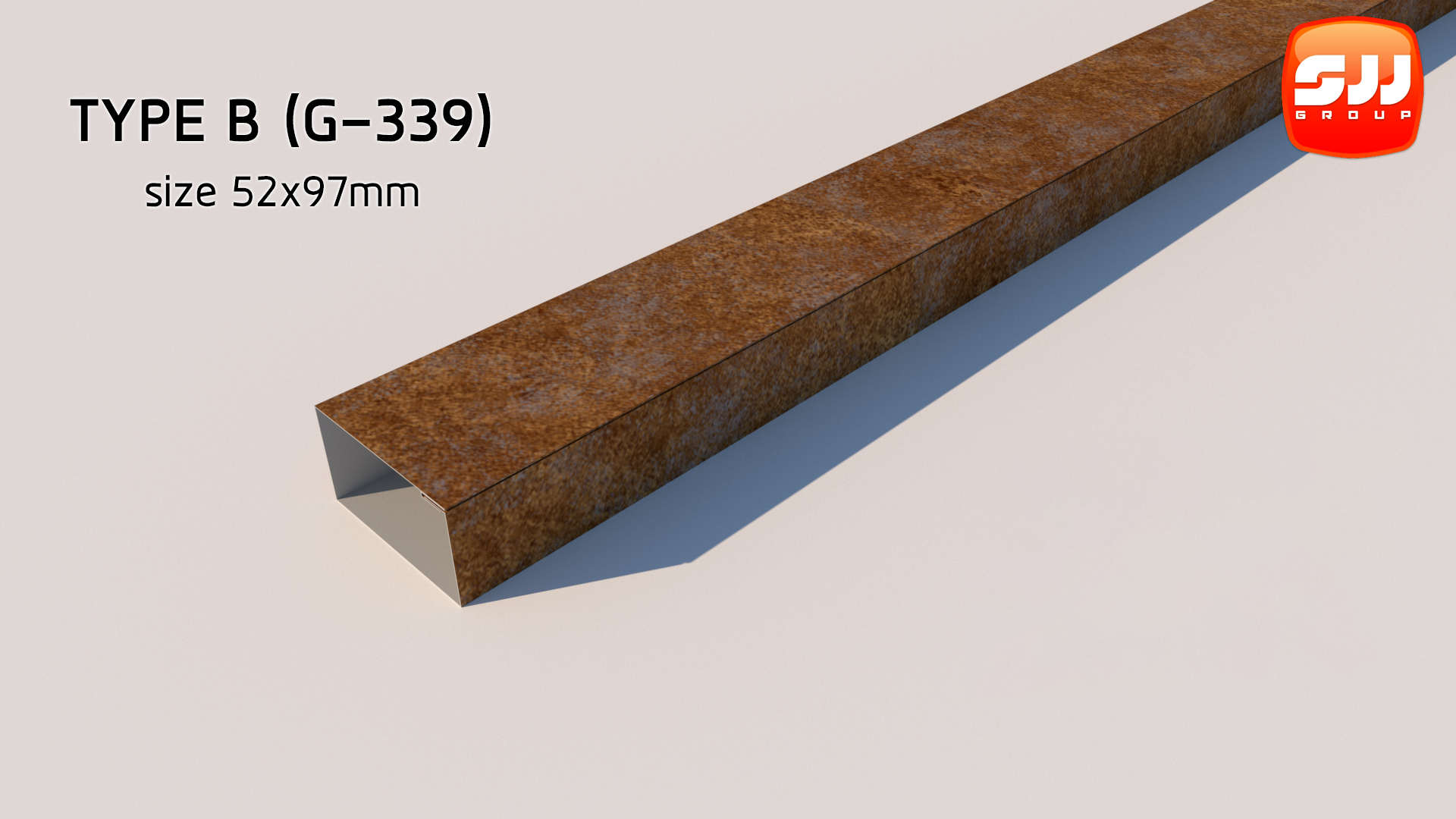 ระแนง เมทัลชีท Fonde Battens Type B Size 52x97mm