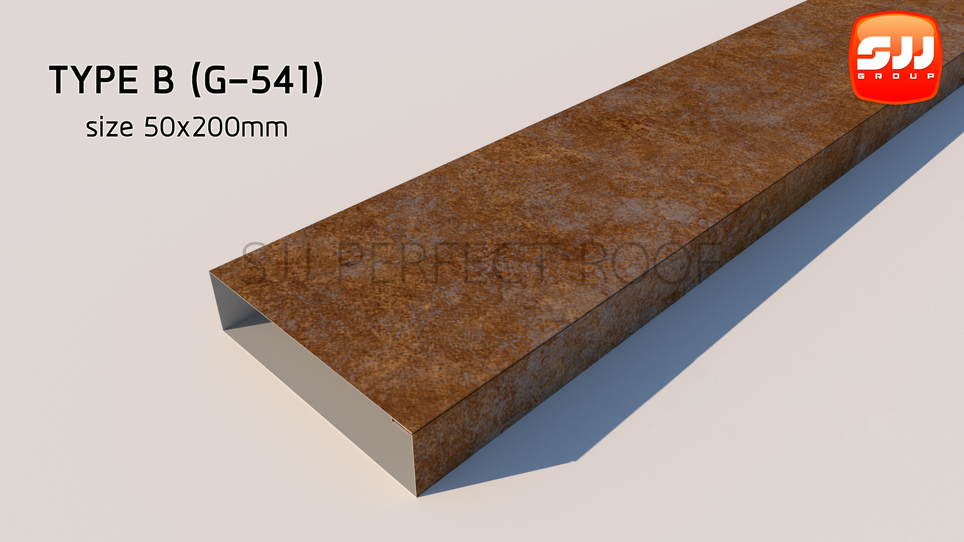 ระแนง เมทัลชีท Fonde Battens Type B Size 50x200mm